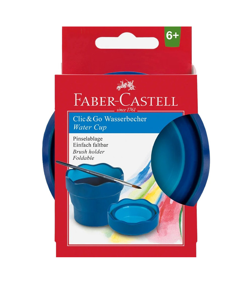 Δοχείο Τέμπερας & Νερομπογιάς Faber Castell Blue