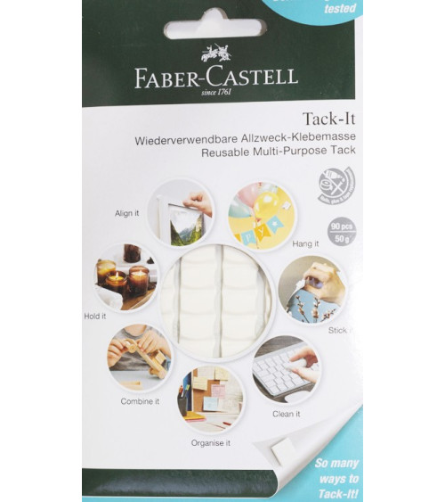 Κόλλα Πλαστελίνη Faber Castell Tack-It 90pcs 50gr