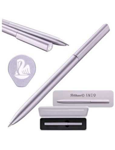 Στυλό Pelikan Ineo Ballpoint Ocean Lavender metal case