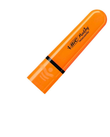 Μαρκαδόρος Bic Υπογράμμισης Flat Neon Orange