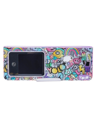 Κασετίνα Retro Yolo LCD Οθόνη Pink Graffit