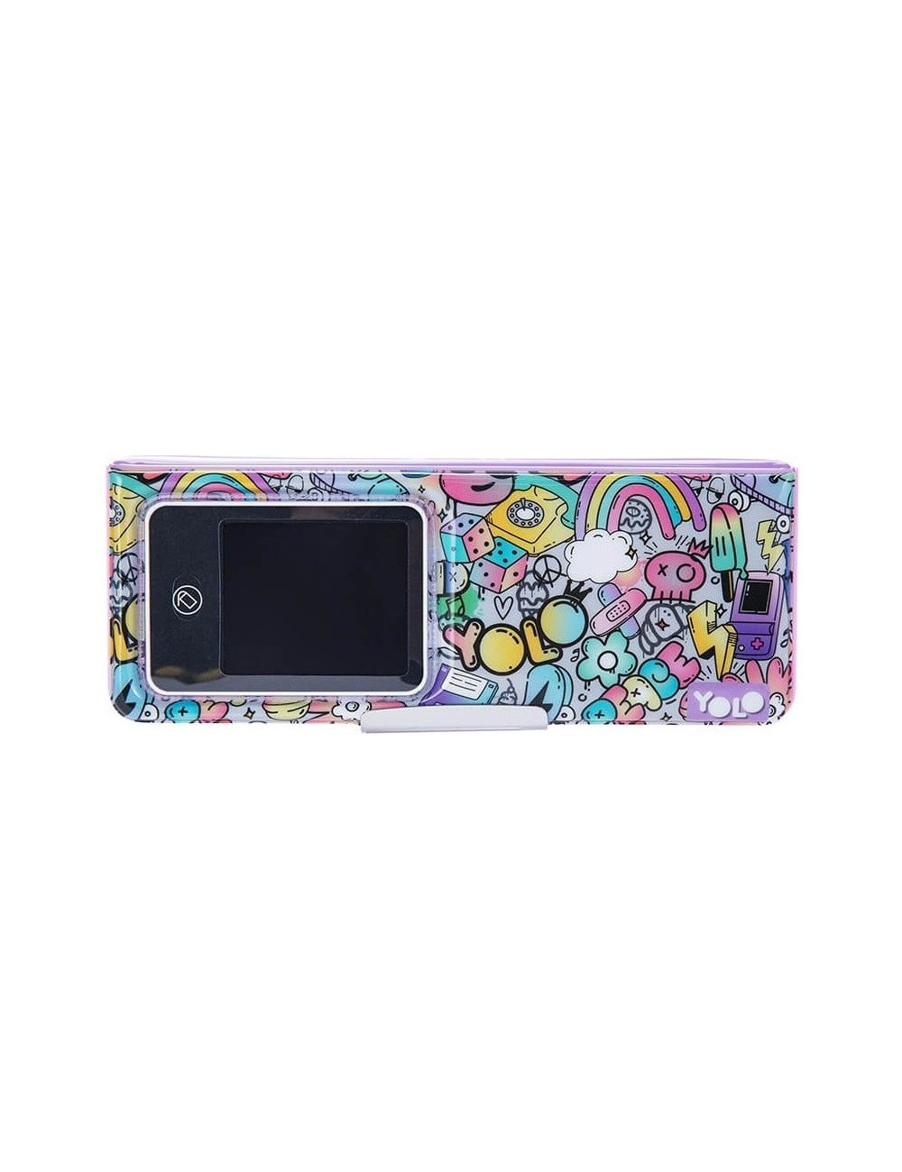 Κασετίνα Retro Yolo LCD Οθόνη Pink Graffit