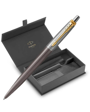 Σετ Parker Στυλό Jotter Core Grey Gt Ballpoint Black Με θήκη