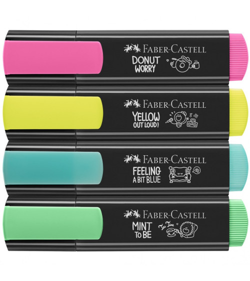 Μαρκαδόροι Faber Castell Υπογράμμισης Graffiti Neon Colors 4χρ