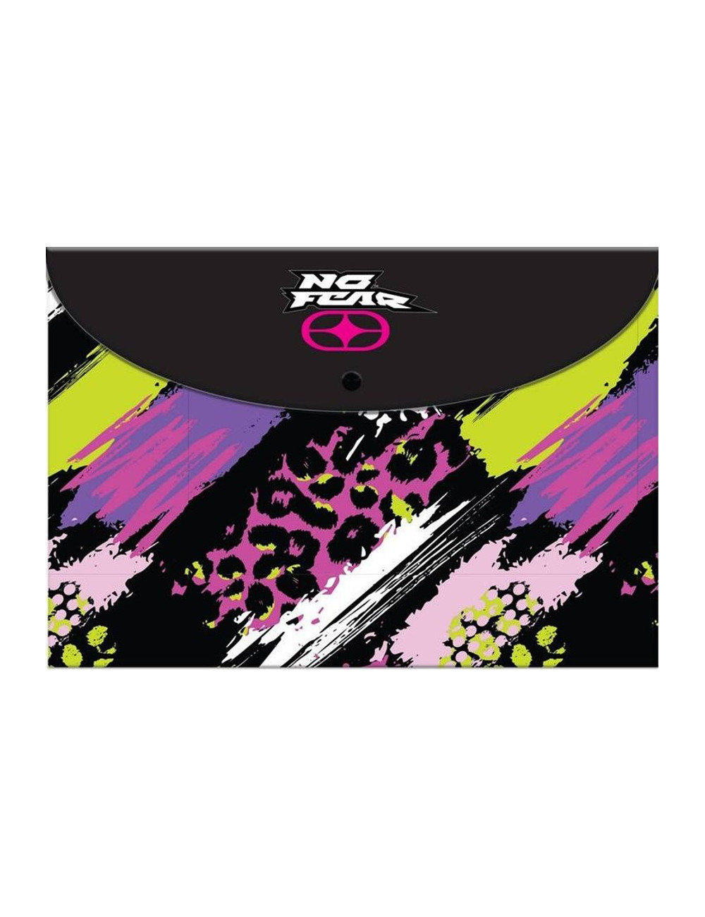 Φάκελος Κουμπί Α4 Gim No Fear Fluo Prints