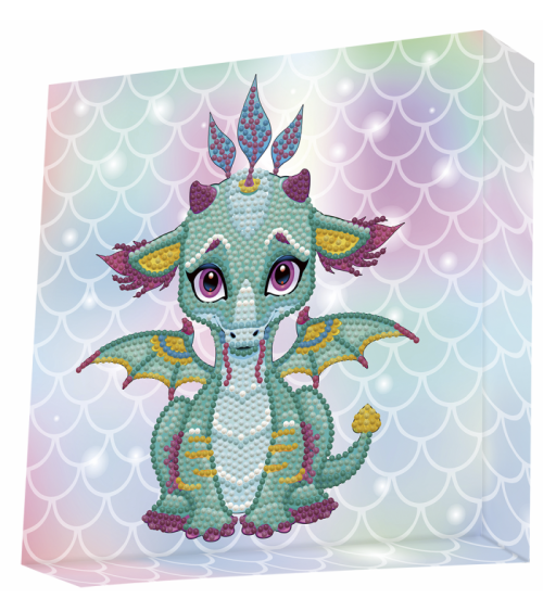 Κάδρο Ψηφιδωτό Diamond Dotz 22×22 Baby Dragon