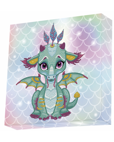 Κάδρο Ψηφιδωτό Diamond Dotz 22×22 Baby Dragon