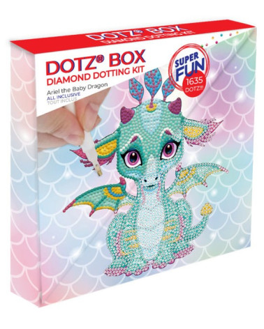 Κάδρο Ψηφιδωτό Diamond Dotz 22×22 Baby Dragon