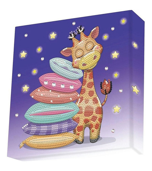 Κάδρο Ψηφιδωτό Diamond Dotz 22×22 Giraffe Pillow