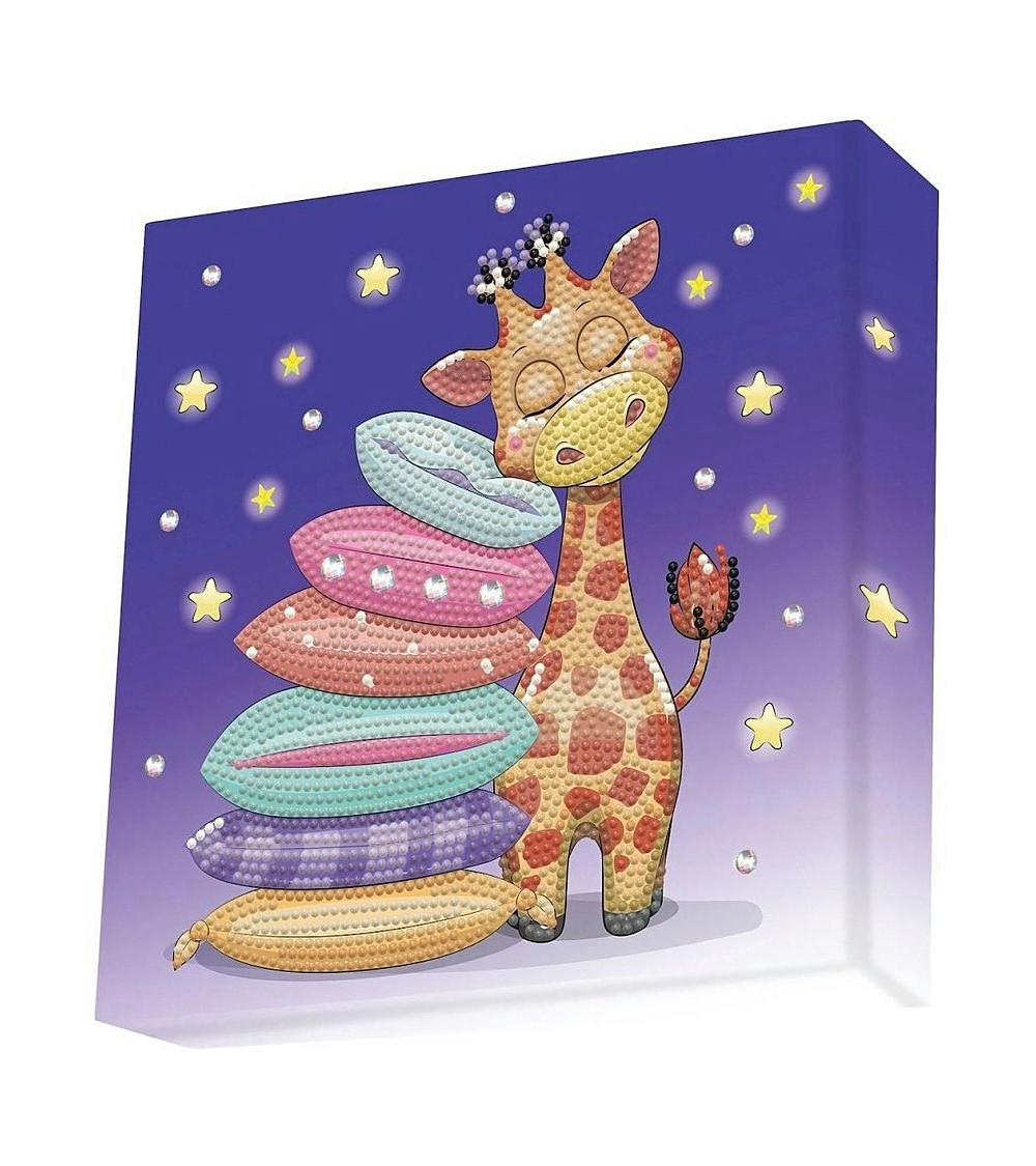 Κάδρο Ψηφιδωτό Diamond Dotz 22×22 Giraffe Pillow