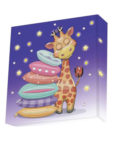 Κάδρο Ψηφιδωτό Diamond Dotz 22×22 Giraffe Pillow