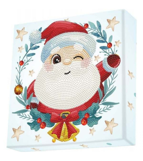 Κάδρο Ψηφιδωτό Diamond Dotz 22×22 Christmas Santa