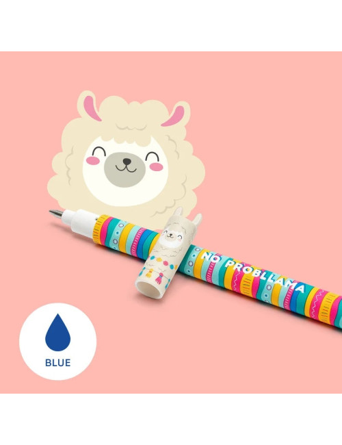 Στυλό Legami Gel Erasable 0.7 Llama με Μπλε Μελάνι