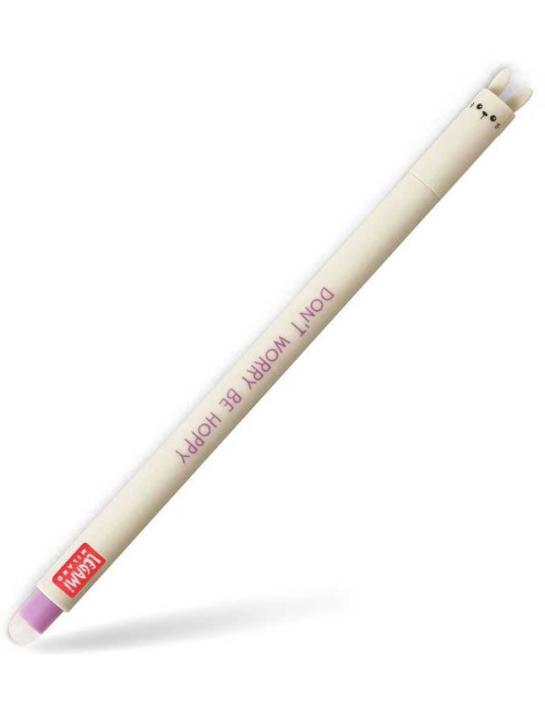 Στυλό Legami Gel Erasable 0.7 Bunny Μωβ