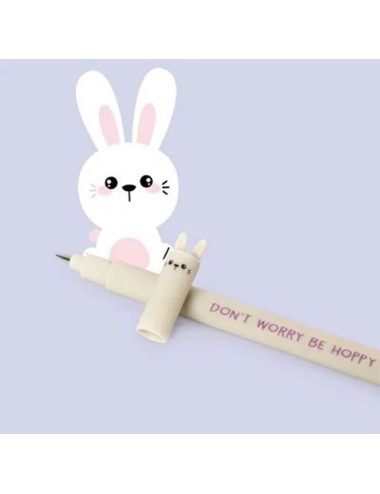 Στυλό Legami Gel Erasable 0.7 Bunny Μωβ