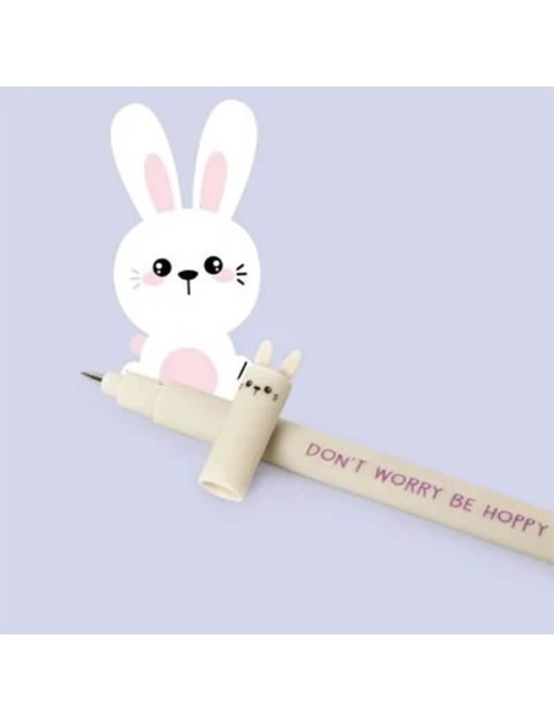 Στυλό Legami Gel Erasable 0.7 Bunny Μωβ