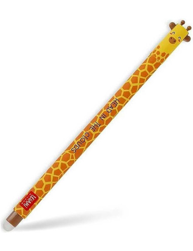 Στυλό Legami Gel Erasable 0.7 Giraffe Μαύρο