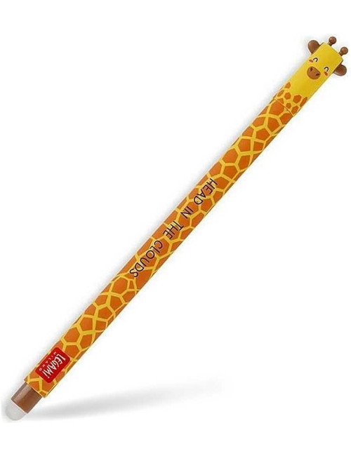 Στυλό Legami Gel Erasable 0.7 Giraffe Μαύρο