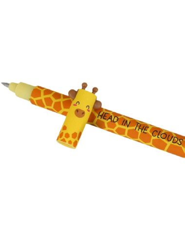Στυλό Legami Gel Erasable 0.7 Giraffe Μαύρο