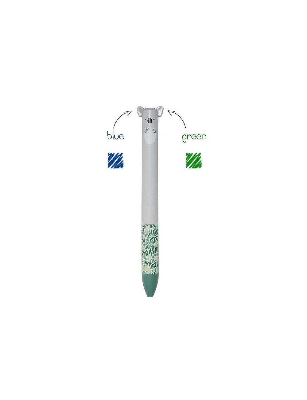 Στυλό Legami Click&Clack 1.0 2Colour Koala Μπλε Πράσινο