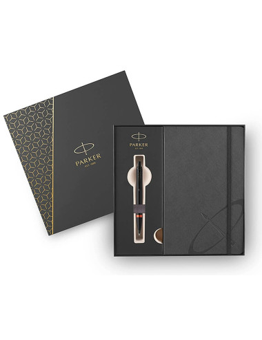 Στυλό Parker I.M Vibrant Ring Orange Ballpoint Δώρο Σημειωματάριο