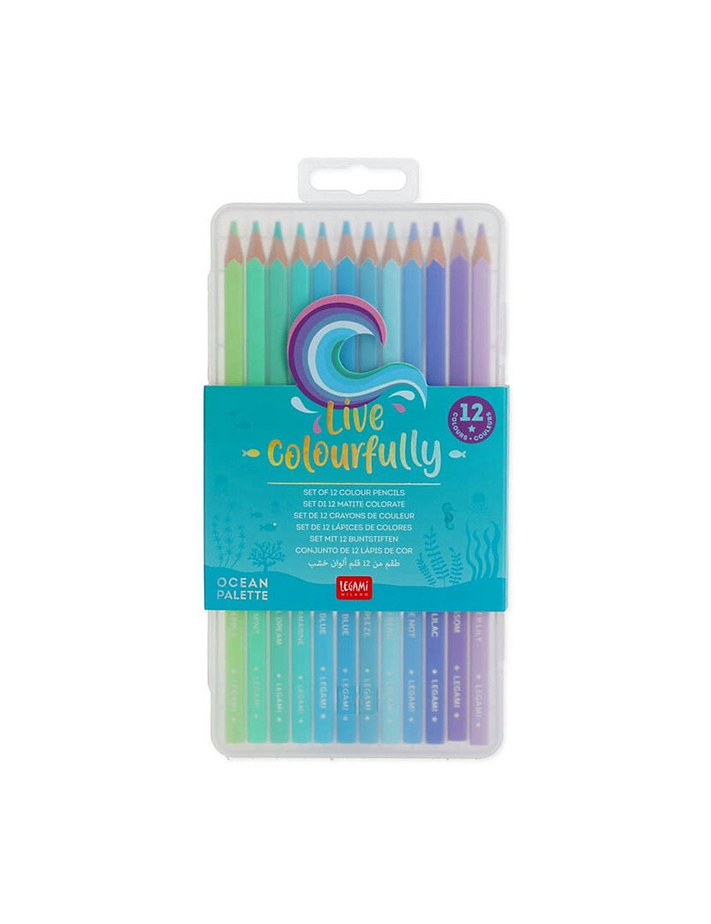 Ξυλομπογιές Legami 12χρ Ocean Palette