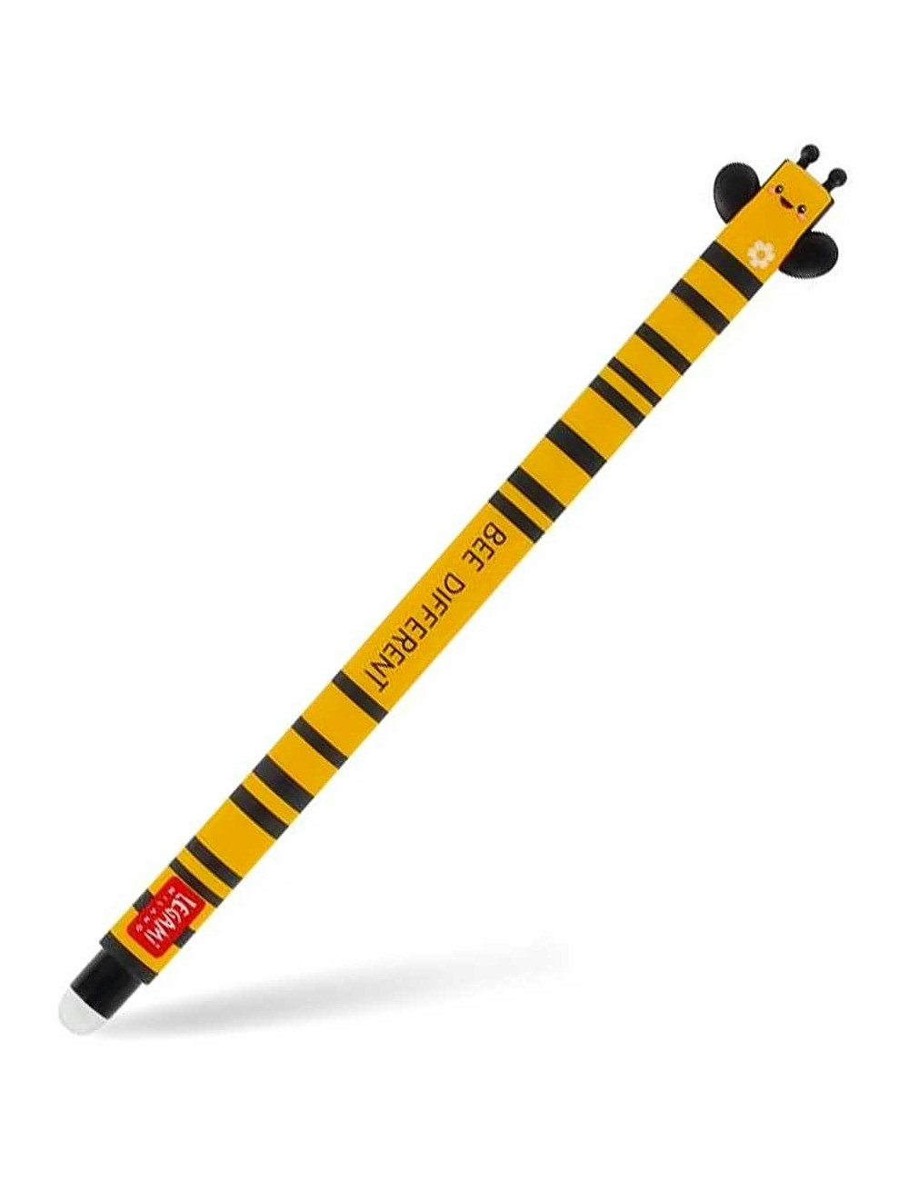 Στυλό Legami Gel Erasable 0.7 Bee Μαύρο