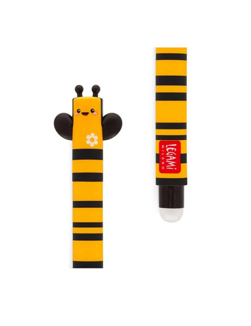 Στυλό Legami Gel Erasable 0.7 Bee Μαύρο