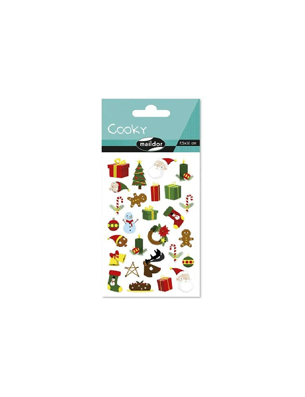 Αυτοκόλλητα 3D Maildor Traditional Christmas