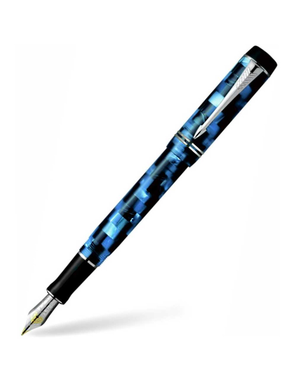 Πένα Parker Duofold Pearl Check BlueFountain Pen