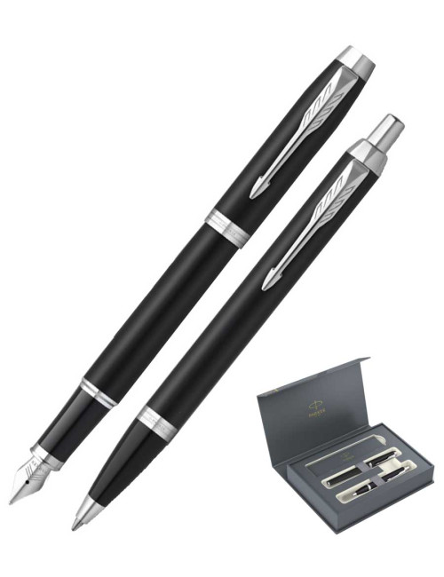 Σετ Parker Στυλο Jotter & Πένα IM Essential Matte Black CT