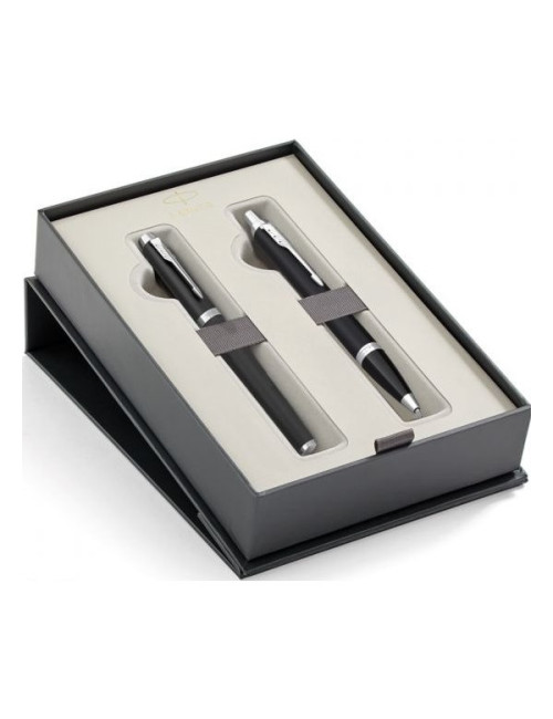 Σετ Parker Στυλο Jotter & Πένα IM Essential Matte Black CT