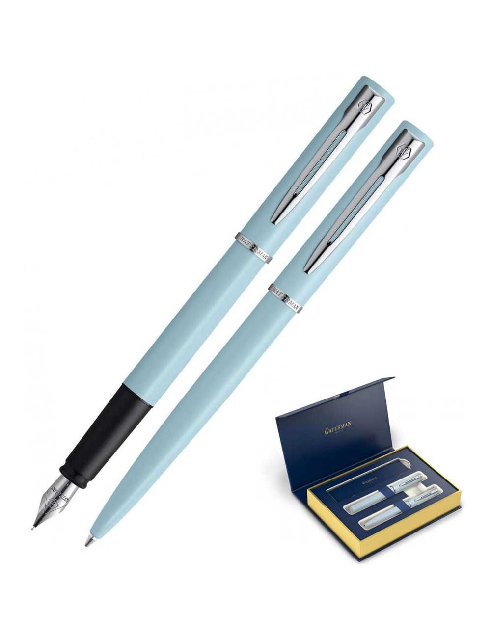 Σετ Waterman Στυλό & Πένα Allure Pastel Blue FP-BP