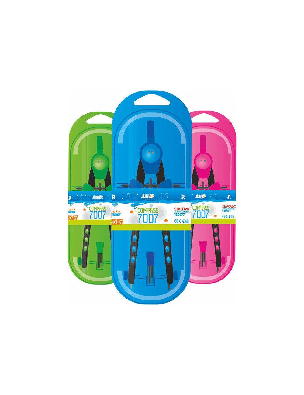 Διαβήτης Statovac Junior Compass 7007 με Βίδα και Μύτες