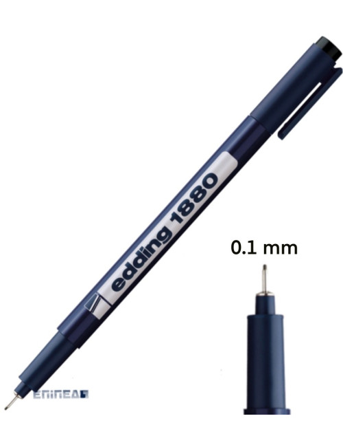 Μαρκαδόρος Edding 01 1880 Σχεδίου 0.1 mm