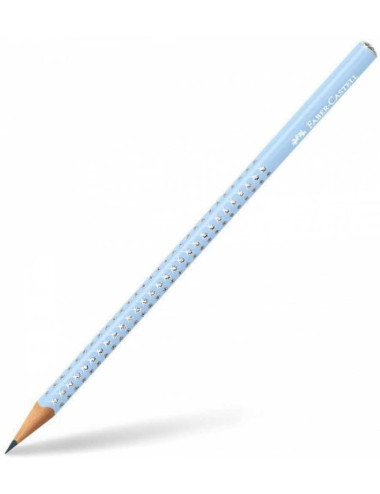 Μολύβι Faber Castell Grip Sparkle B Sky Blue