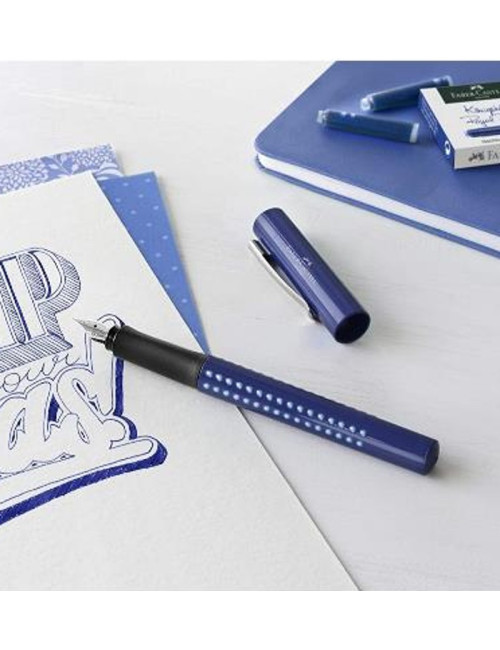 Μελάνι Πένας Faber Castell Αμπούλες 6τεμ Μπλε