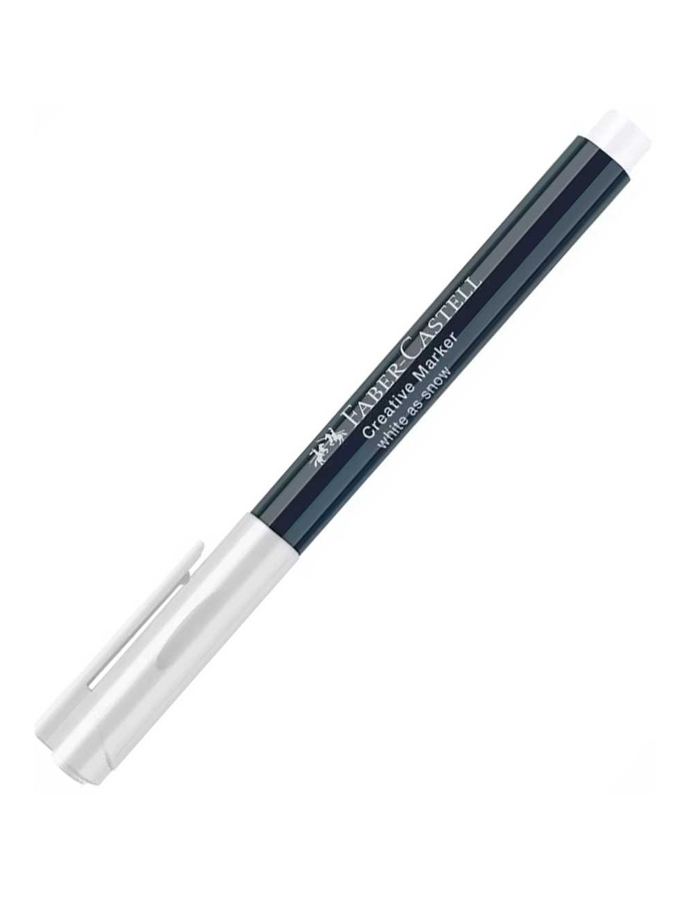 Μαρκαδόρος Faber Castell Metal Creative Marker White