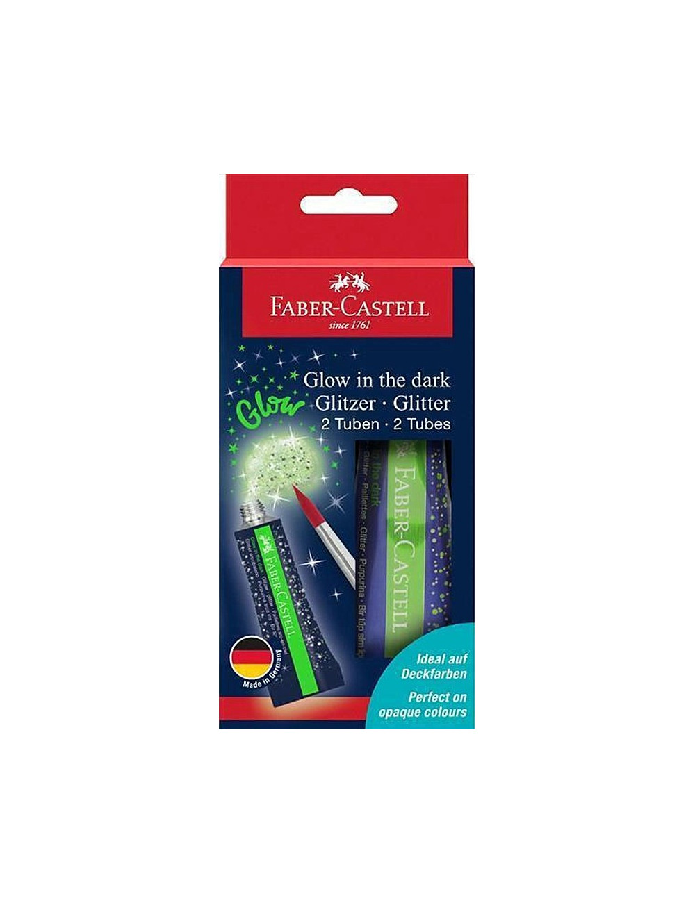 Διάφανο Glitter Glow In The Dark Faber Castell