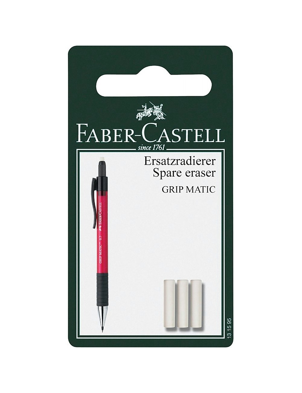 Γόμα ανταλλακτικό πακέτο 3 τεμαχίων Faber Castel