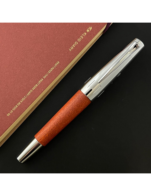 Στυλό Faber Castell E-Motion RolerBall Wood Chrome