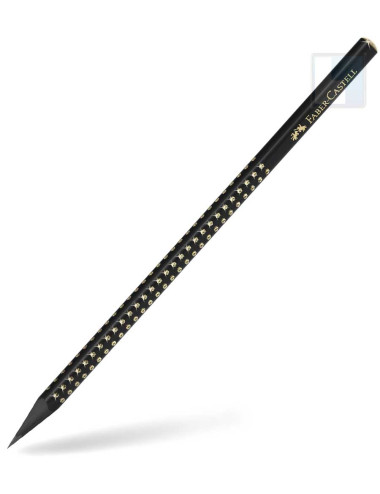 Μολύβι Faber Castell Sparkle Midnight B Χρυσό