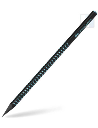 Μολύβι Faber Castell Sparkle Midnight B Γαλάζιο