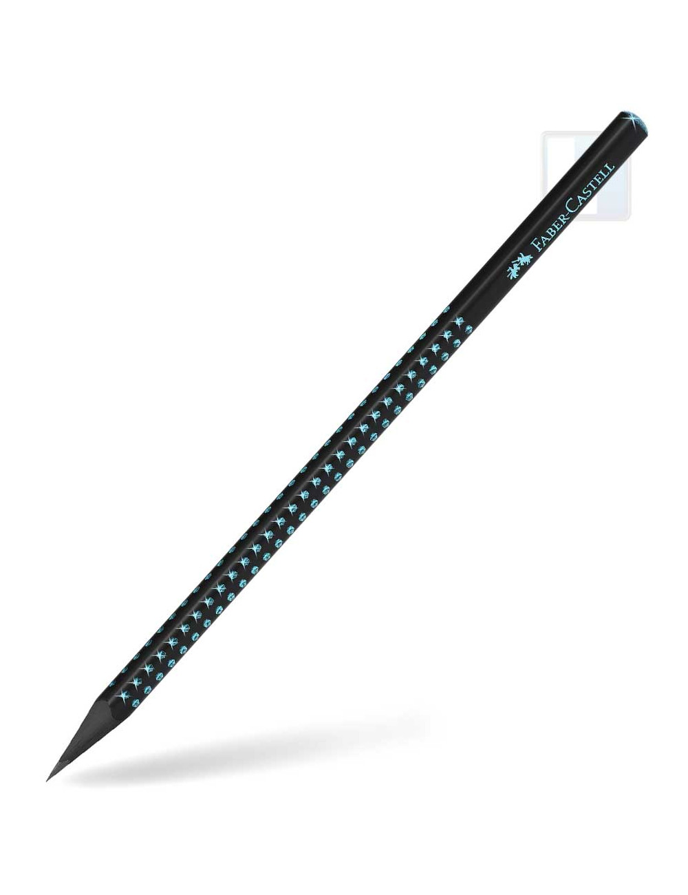 Μολύβι Faber Castell Sparkle Midnight B Γαλάζιο