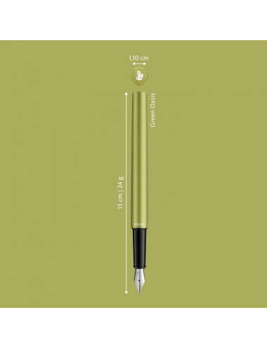Πένα Pelikan Ineo Elements Green Oasis Μεταλλική Θήκη