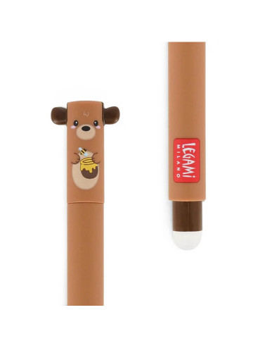 Στυλό Legami Gel Erasable 0.7 με Κόκκινο Μελάνι Bear