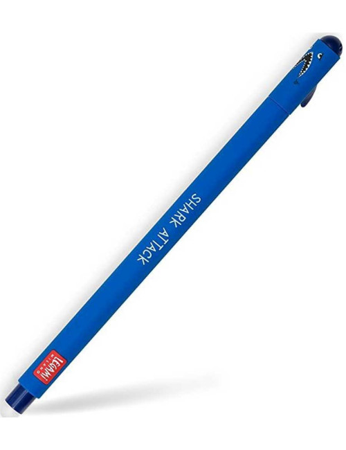 Στυλό Legami Gel Erasable 0.7 με Μπλε Μελάνι Shark Blue