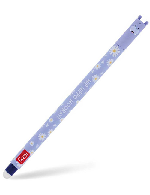 Στυλό Legami Gel Erasable 0.7 με Μπλε Μελάνι Hippo