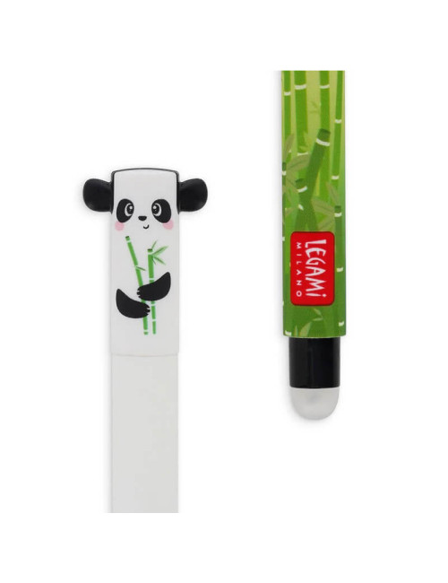 Στυλό Legami Gel Erasable 0.7 με Μαύρο Μελάνι Panda