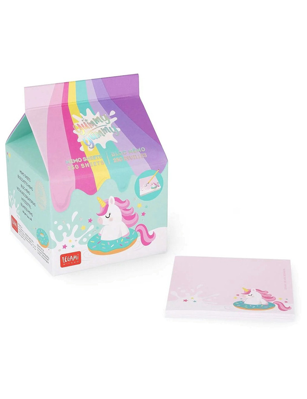 Χαρτάκια Σημειώσεων σε Κύβο Legami Yummy Yummy Unicorn